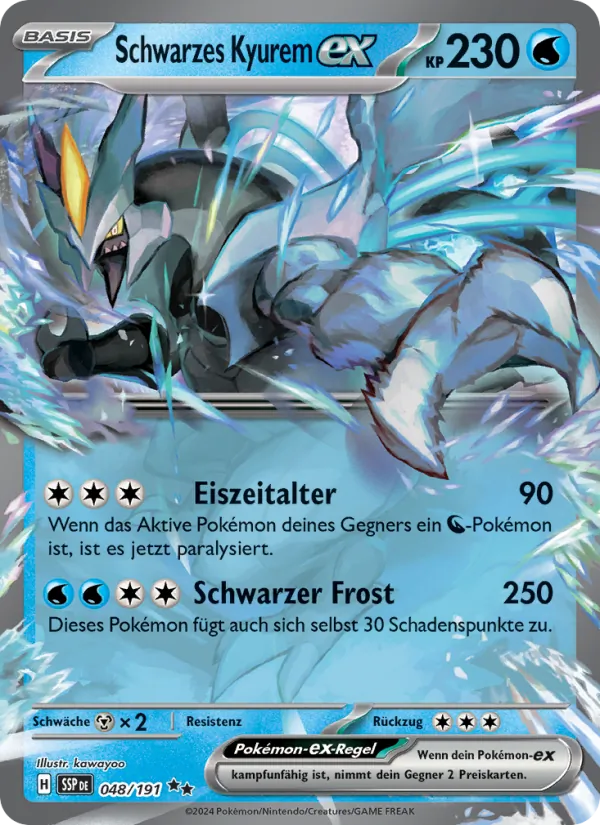 Schwarzes Kyurem-ex, Stürmische Funken No. 048