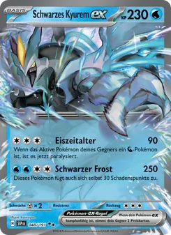 Schwarzes Kyurem-ex, Stürmische Funken No. 048 Holo