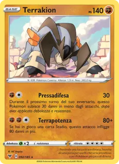 Terrakion, Voltaggio Sfolgorante Nº 92 Normal