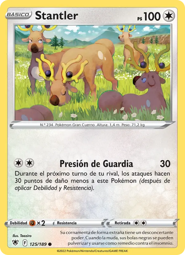 Stantler, Resplandor Astral No. 125