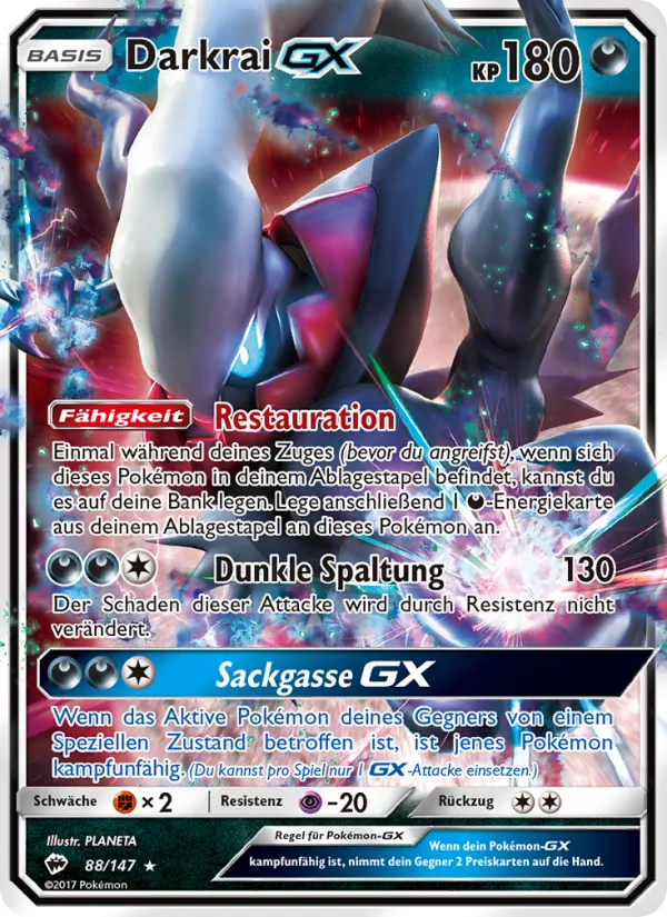 Darkrai GX, Nacht in Flammen Nº 88