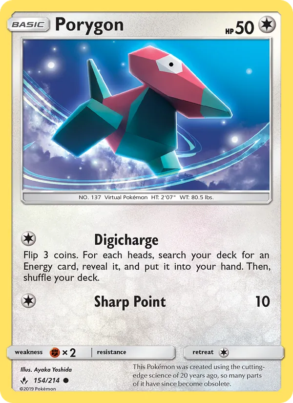 Porygon, Unbroken Bonds No. 154