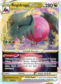 Regidrago VSTAR, Silberne Sturmwinde Nº 136 Holo