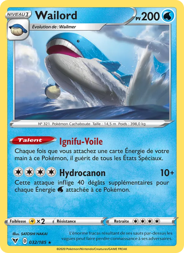 Wailord, Voltage Éclatant No. 32