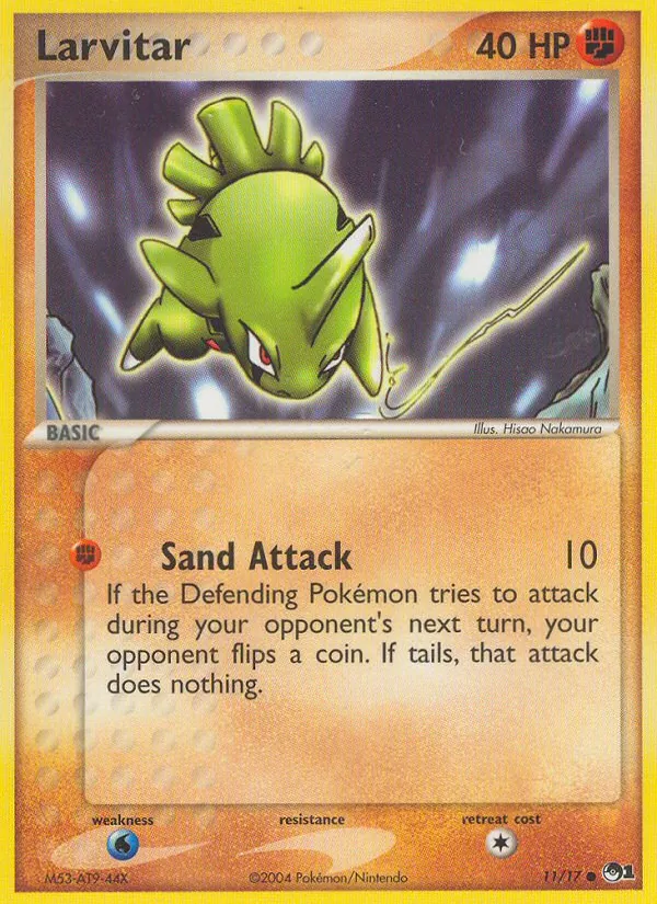 Larvitar, POP Series 1 Nº 11
