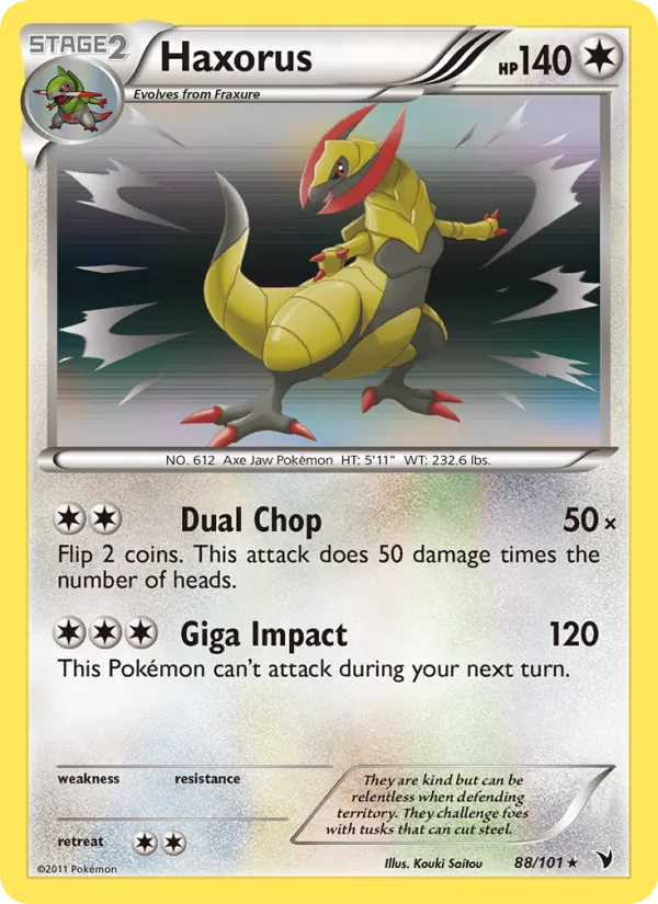 Haxorus, Noble Victories Nº 88
