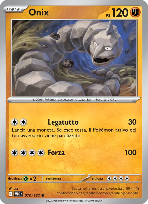 Onix, Megaevoluzione Nº 070