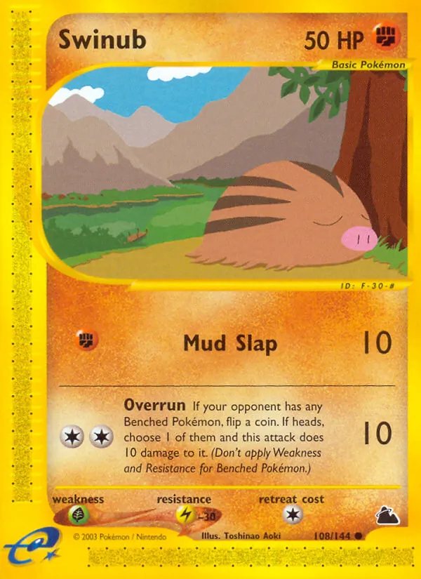 Swinub, Skyridge No. 108