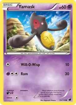 Yamask, Plasma Freeze No. 55 Normal