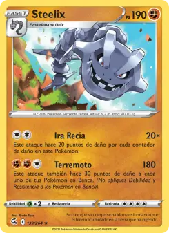Steelix, Golpe Fusión Nº 139 Holo