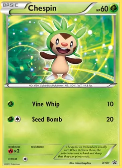 Chespin, XY Black Star Promos No. XY01