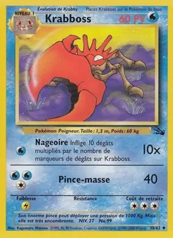 Krabboss, Fossile Nº 38 Normal