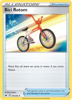 Bici Rotom, Spada e Scudo No. 181 Normal