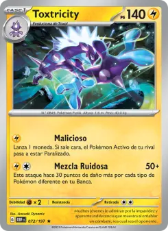 Toxtricity, Llamas Obsidianas Nº 072 Holo