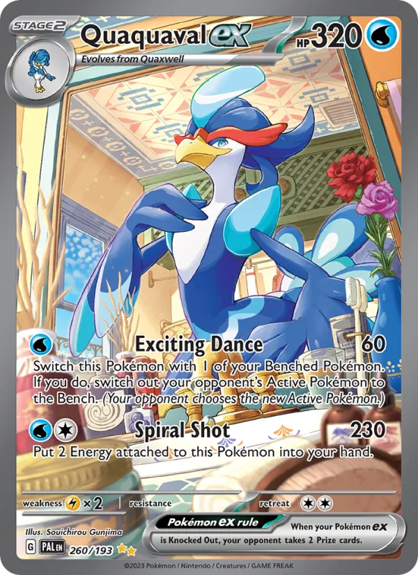 Quaquaval ex, Paldea Evolved No. 260