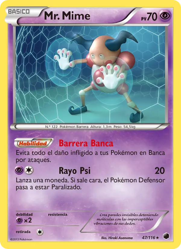 Mr. Mime, Glaciación Plasma Nº 47