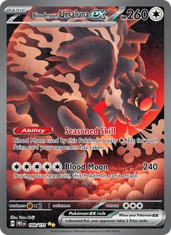 Bloodmoon Ursaluna ex, Prismatic Evolutions Nº 168 Holo