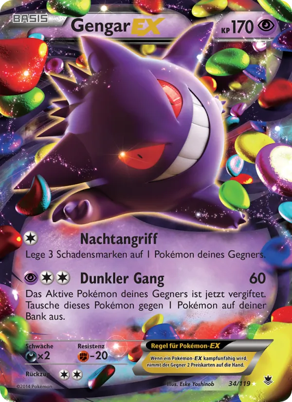 Gengar EX, Phantomkräfte Nº 34