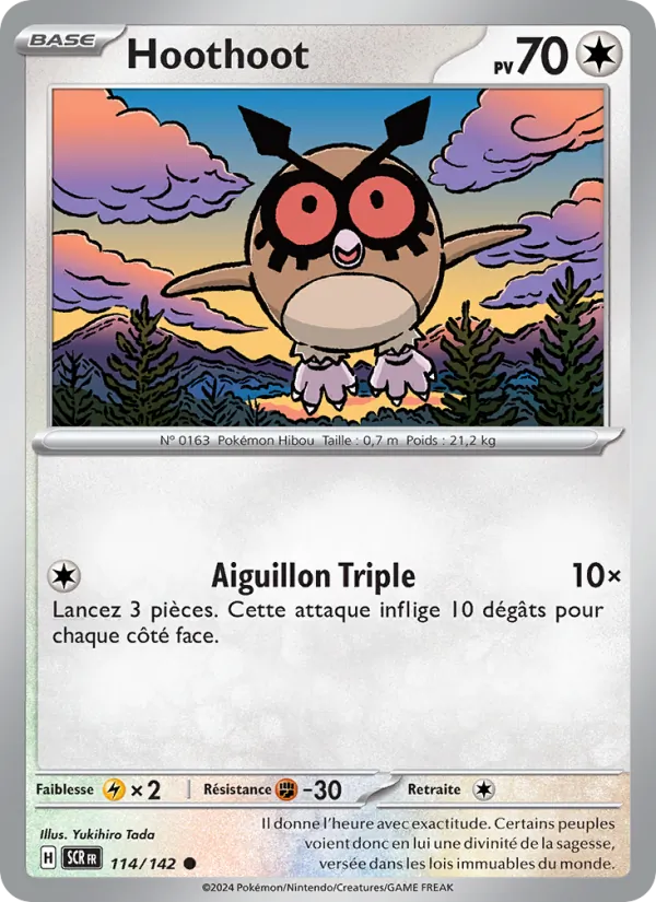 Hoothoot, Couronne Stellaire Nº 114