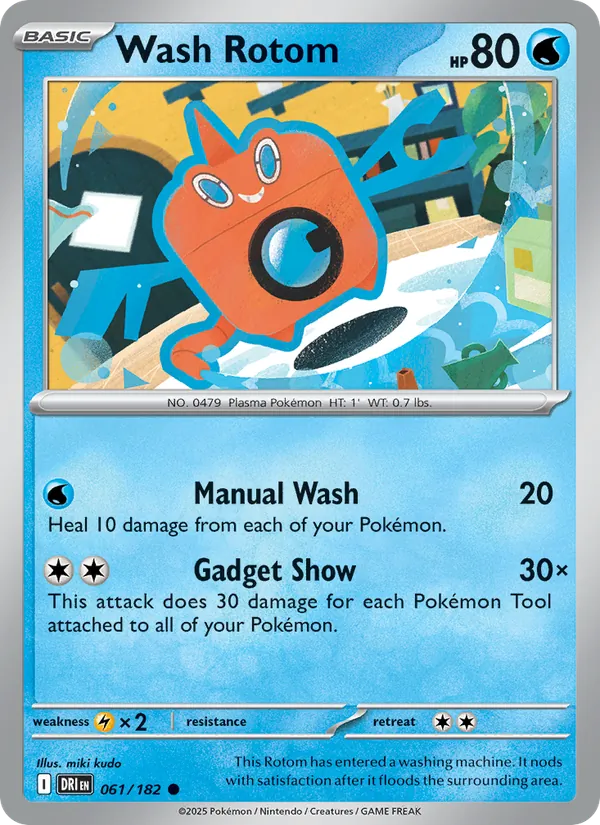 Wash Rotom, Destined Rivals No. 061