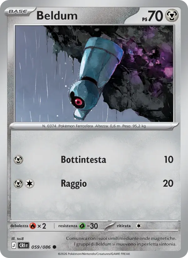 Beldum, Caos Nascente Nº 059
