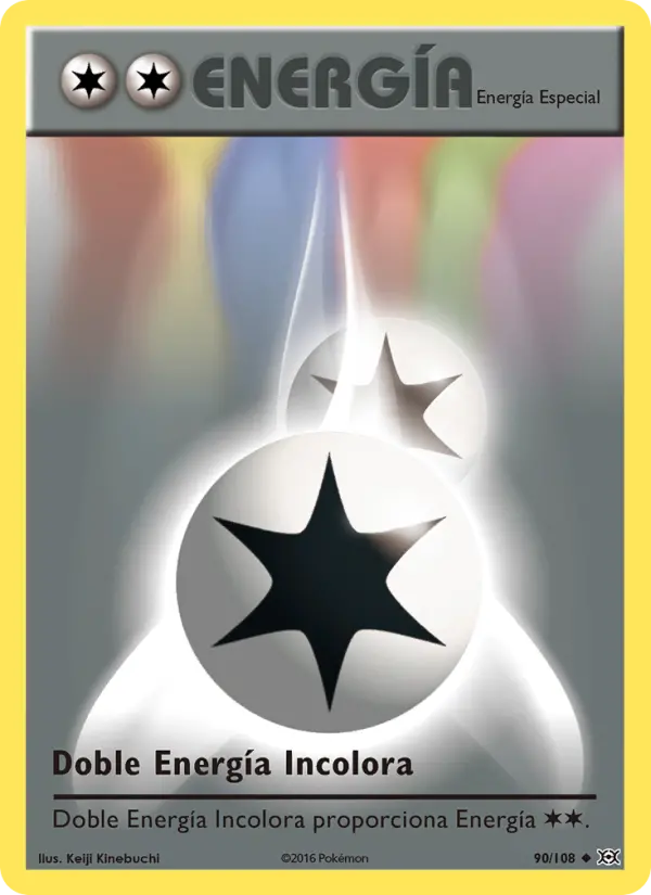 Doble Energía Incolora, Evoluciones Nº 90