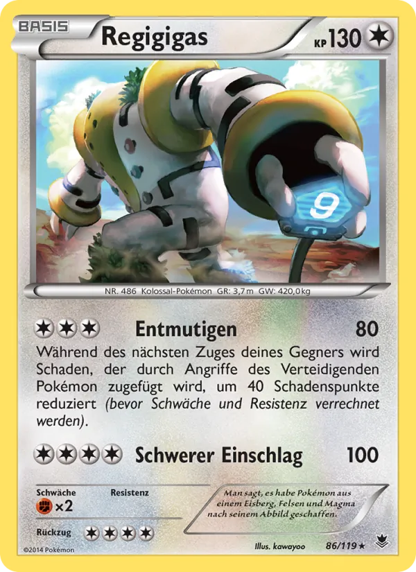 Regigigas, Phantomkräfte No. 86