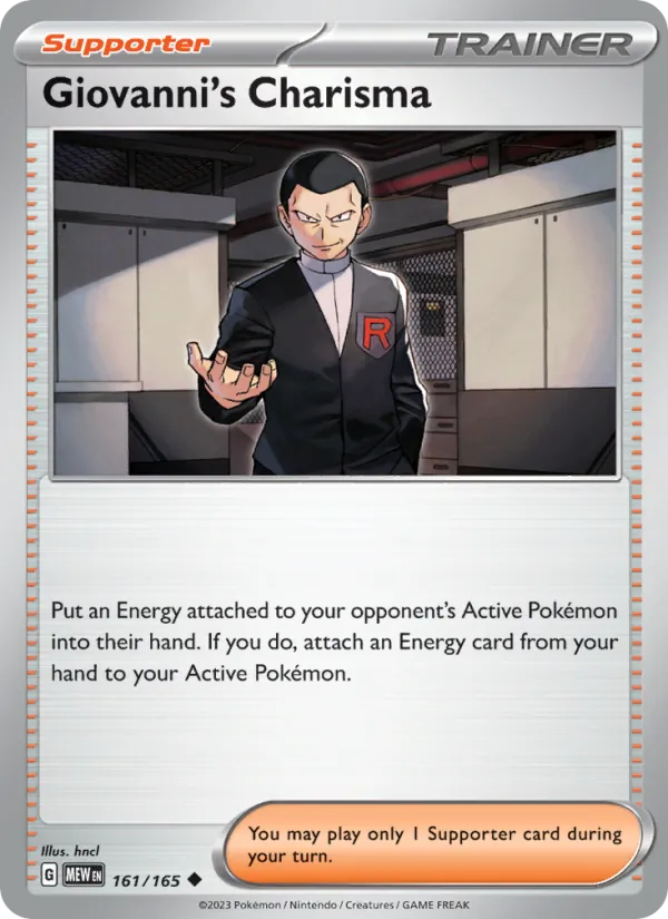 Giovanni's Charisma, 151 No. 161