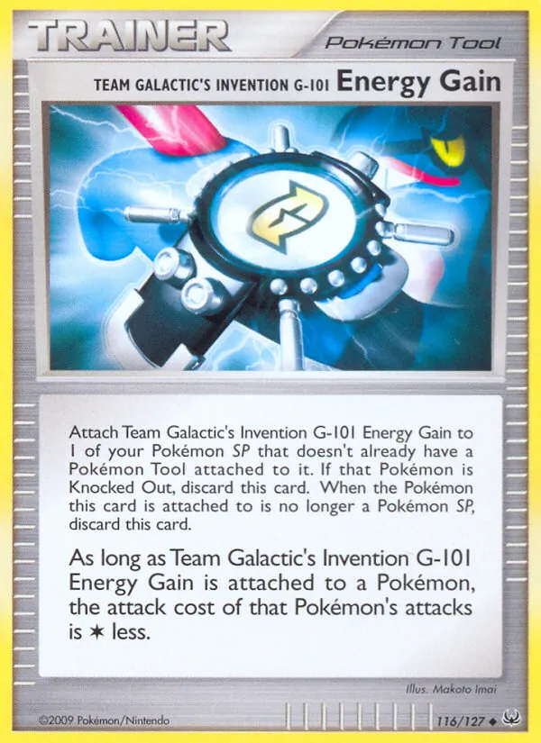 Team Galactic's Invention G-101 Energy Gain, Platinum Nº 116
