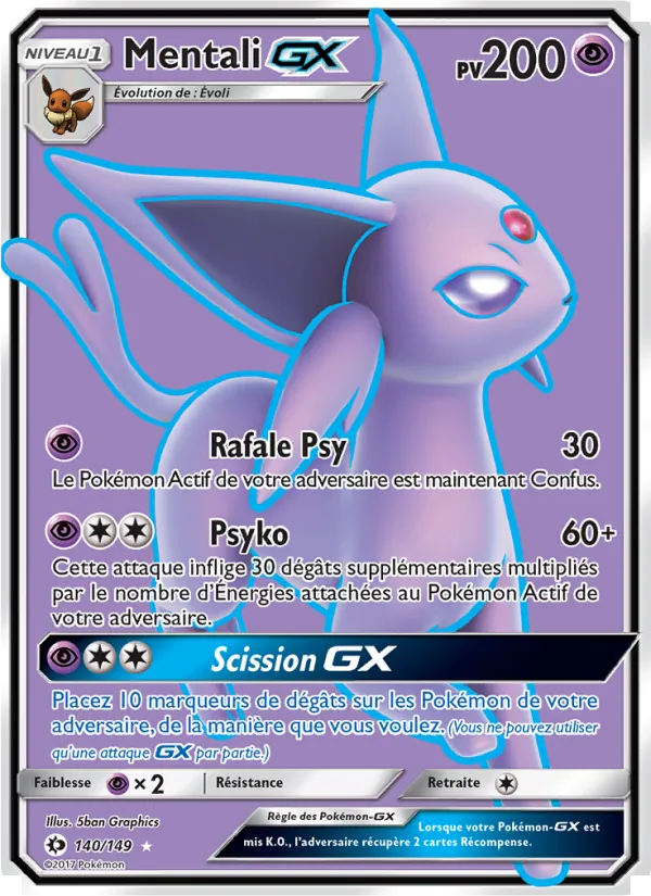 Mentali GX, Soleil et Lune No. 140