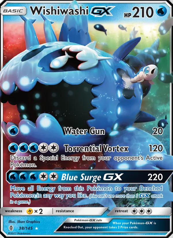 Wishiwashi GX, Guardians Rising No. 38