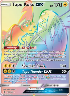 Tapu Koko GX, Guardians Rising No. 153 Normal