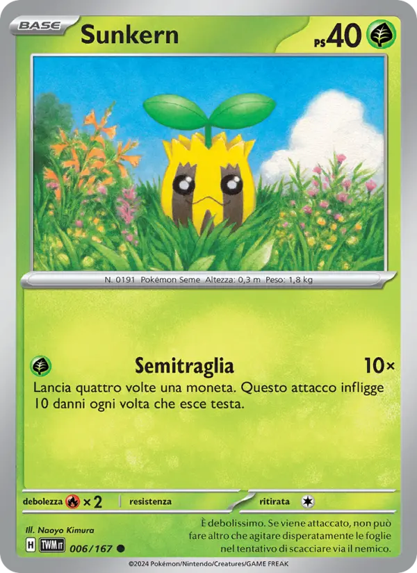 Sunkern, Crepuscolo Mascherato No. 006