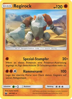 Regirock, Sturm Am Firmament No. 80 Normal