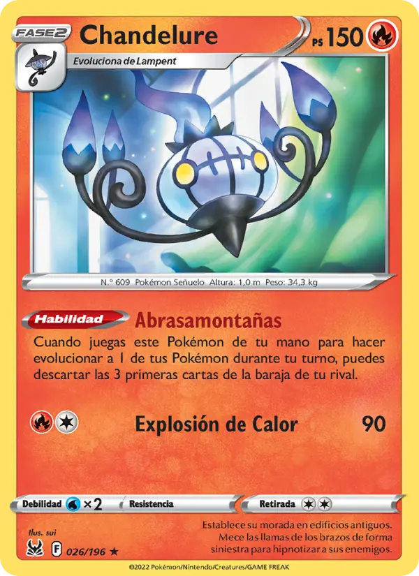 Chandelure, Origen Perdido No. 026