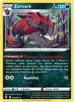 Zoroark, Drachenwandel No. 103 Holo