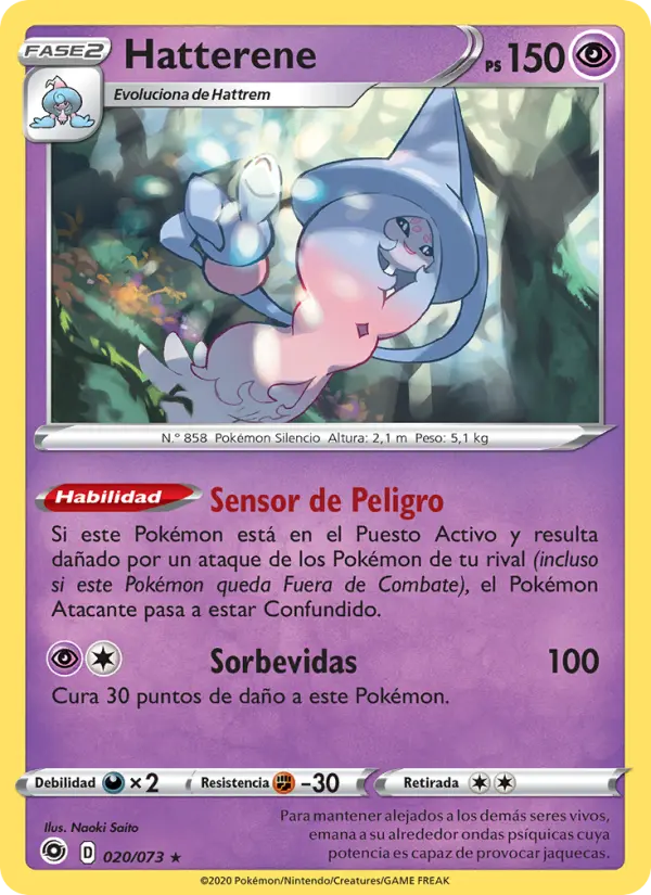 Hatterene, Camino de Campeones Nº 20