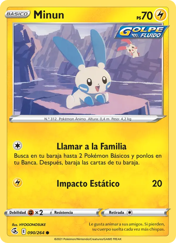 Minun, Golpe Fusión Nº 90