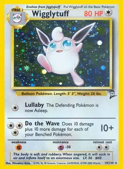 Wigglytuff, Base Set 2 Nº 19 Holo