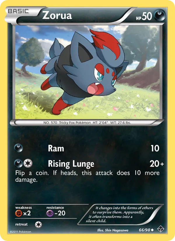 Zorua, Emerging Powers Nº 66