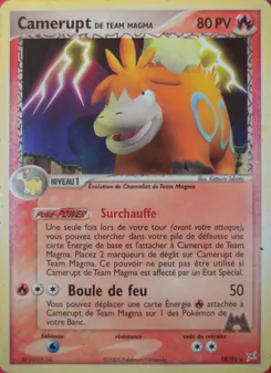 Camerupt de Team Magma, EX Team Magma vs Team Aqua Nº 19 Normal