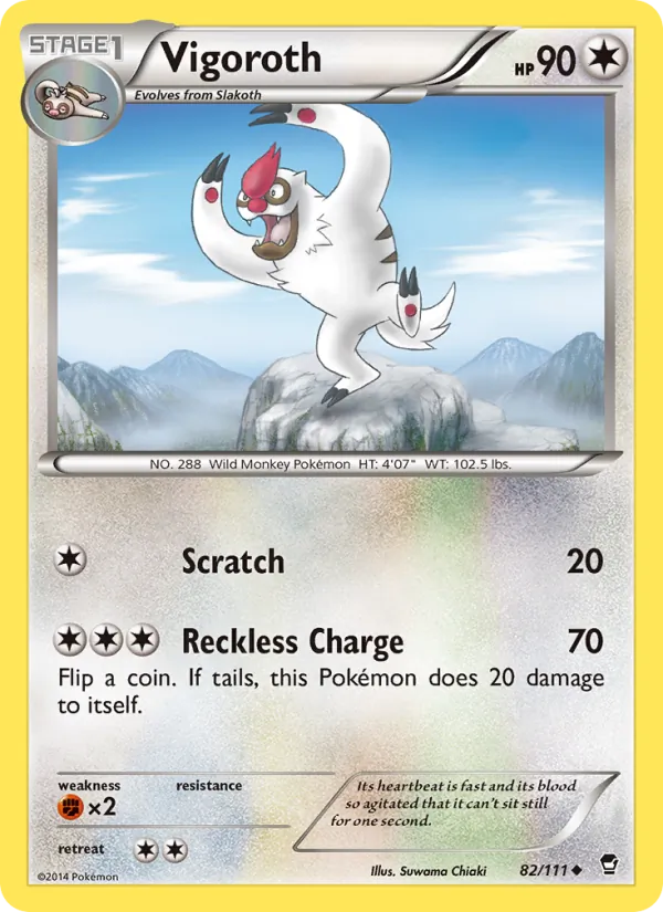 Vigoroth, Furious Fists No. 82