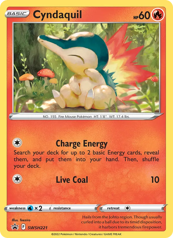 Cyndaquil, SWSH Black Star Promos No. SWSH221