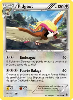 Pidgeot, Destellos de Fuego No. 77 Normal