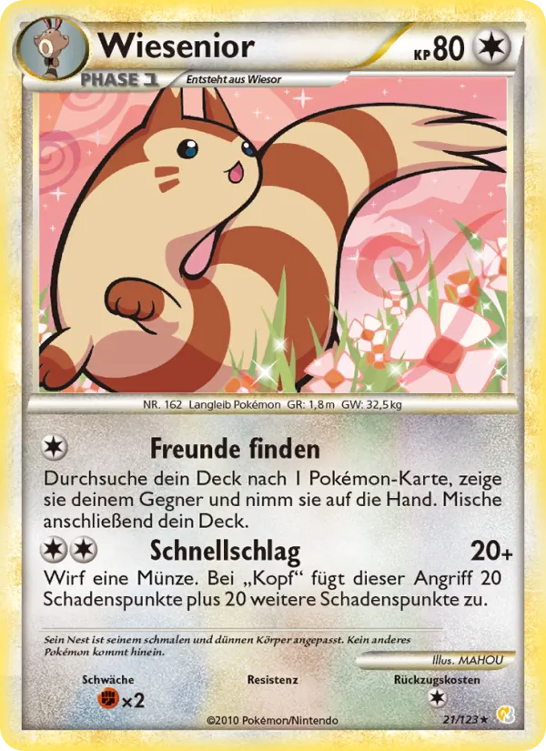 Wiesenior, HeartGold SoulSilver No. 21