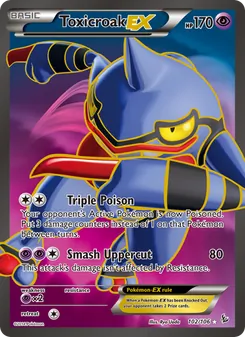 Toxicroak EX, Flashfire Nº 102 Normal