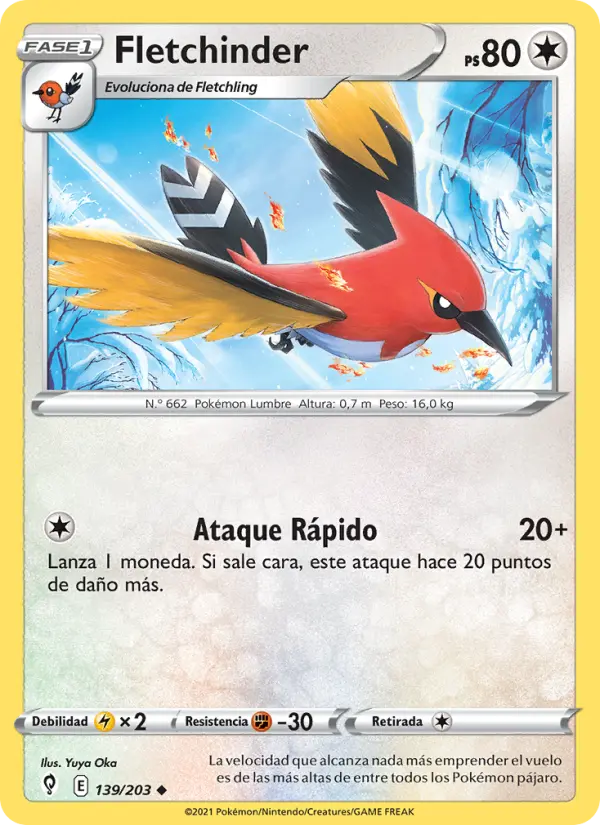 Fletchinder, Cielos Evolutivos Nº 139