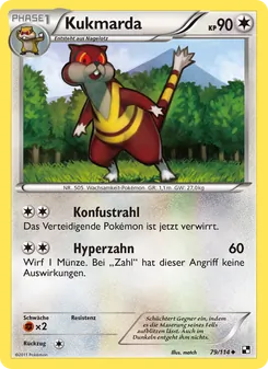 Kukmarda, Schwarz & Weiß No. 79 Normal