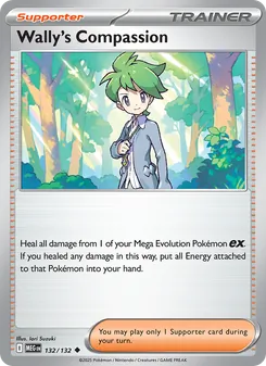 Wally's Compassion, Mega Evolution Nº 132 Normal