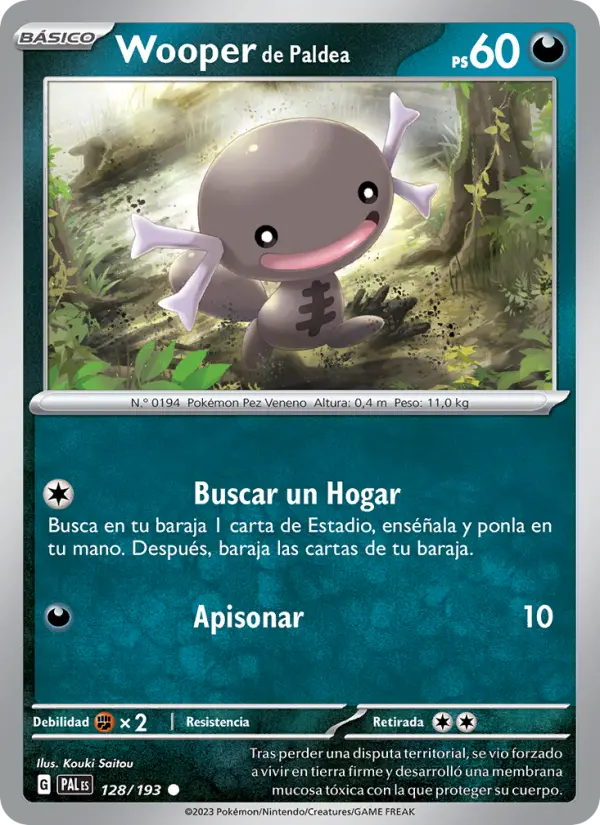 Wooper de Paldea, Evoluciones en Paldea No. 128